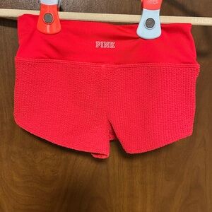 PINK Victoria's Secret Women's Red “Gym to Swim” XS Shorts